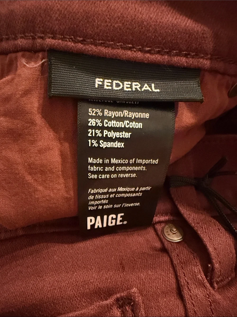 PAIGE slim straight